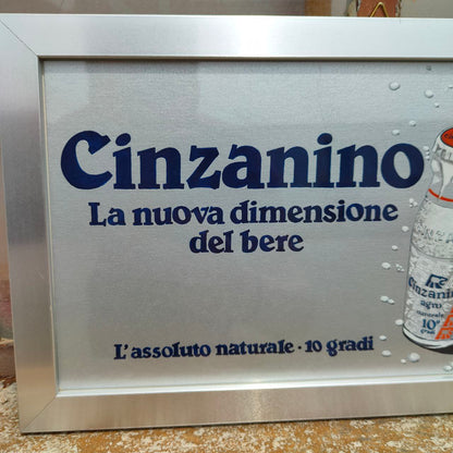 Cartonato pubblicitario - Cinzanino | Anni '80