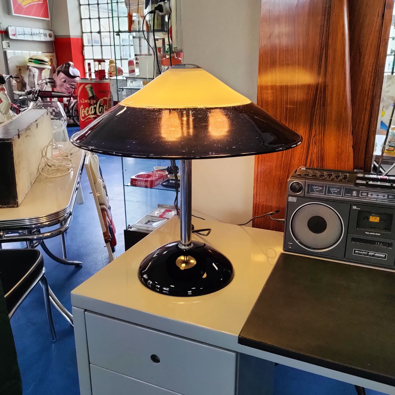 Table Lamp - Barbini Murano | 1980s – VintageWorldMilano