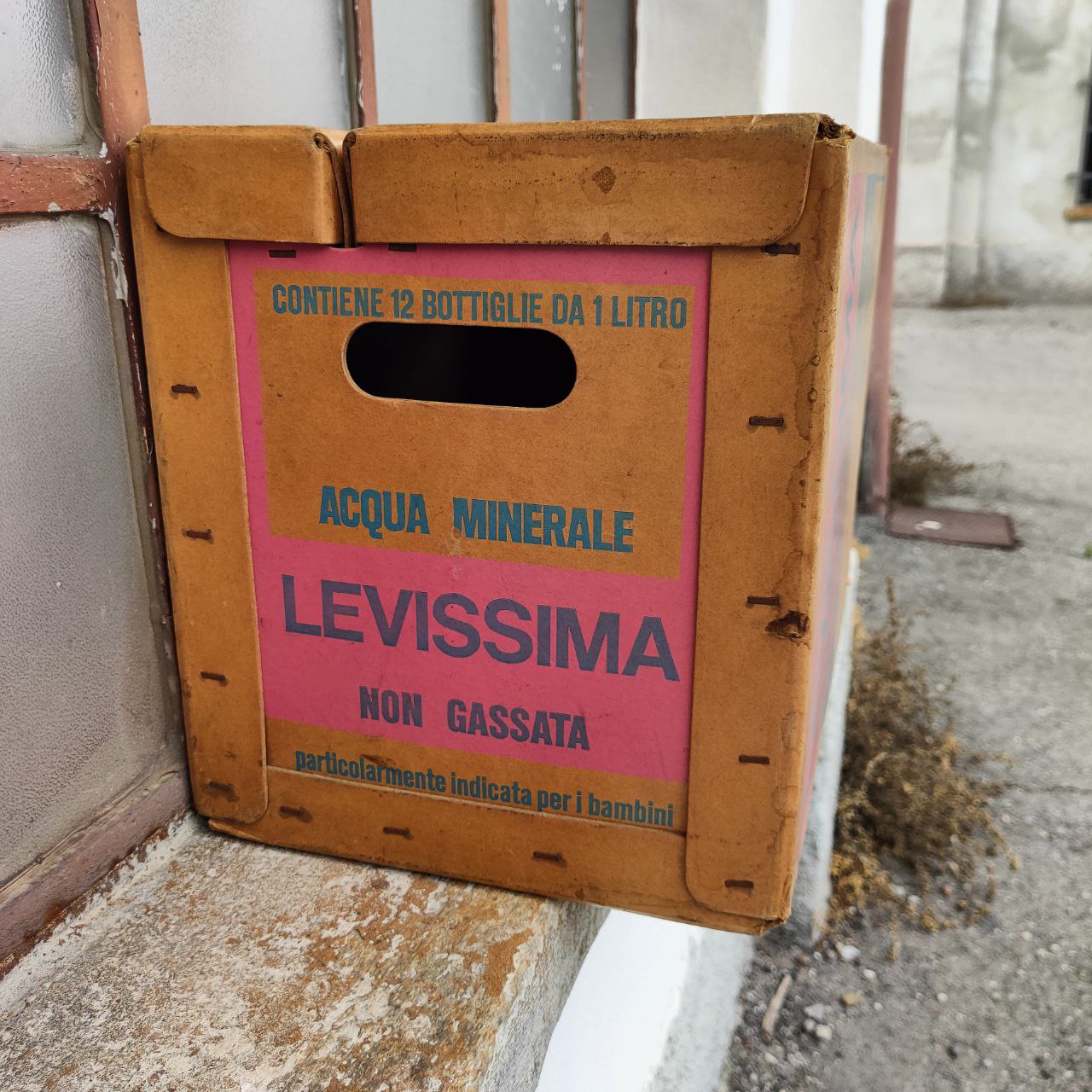 Cassetta portabottiglie - Acqua Levissima | Anni '60