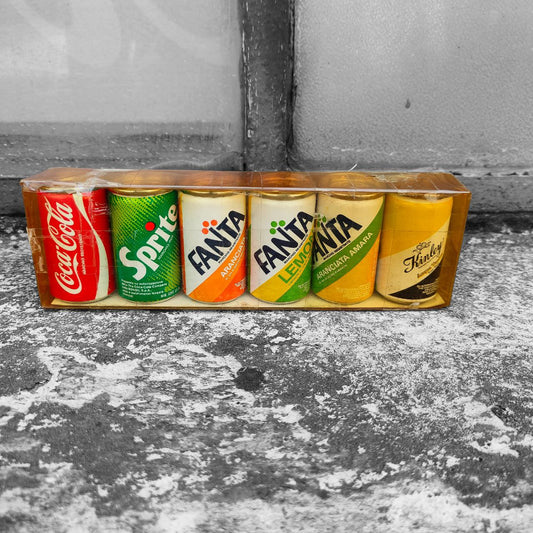 Lattine in miniatura - Coca-Cola, Fanta, Sprite | Anni '70/'80