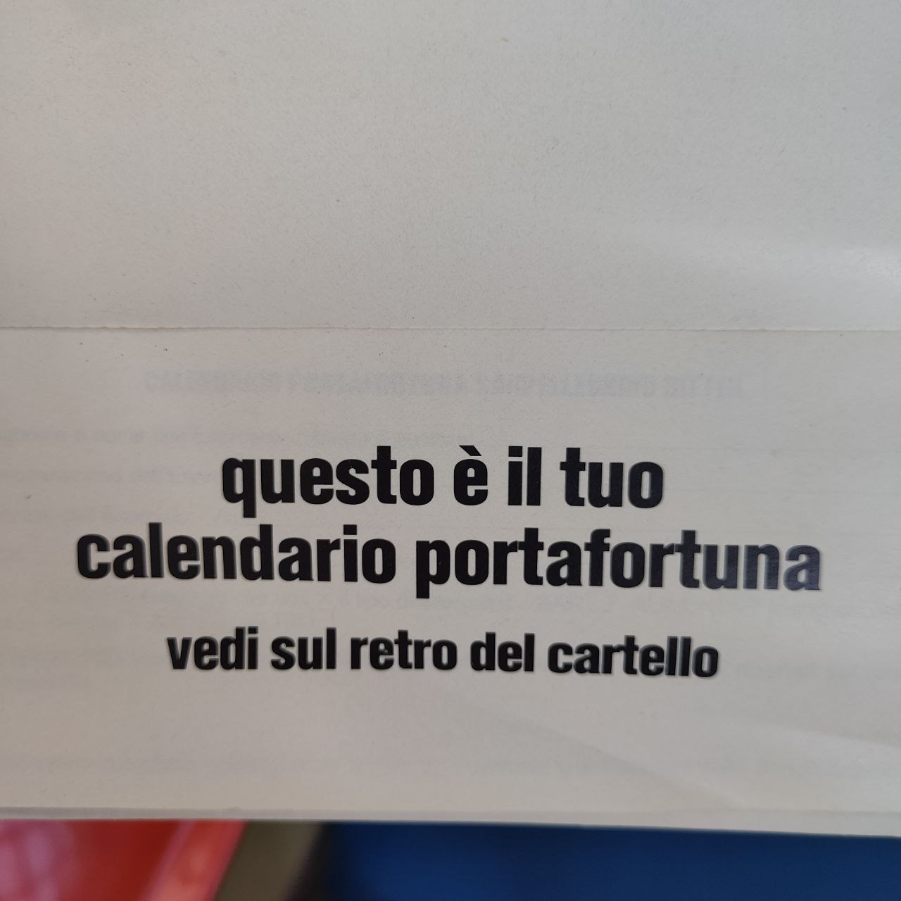 Calendario pubblicitario - San Pellegrino Bitter 1976