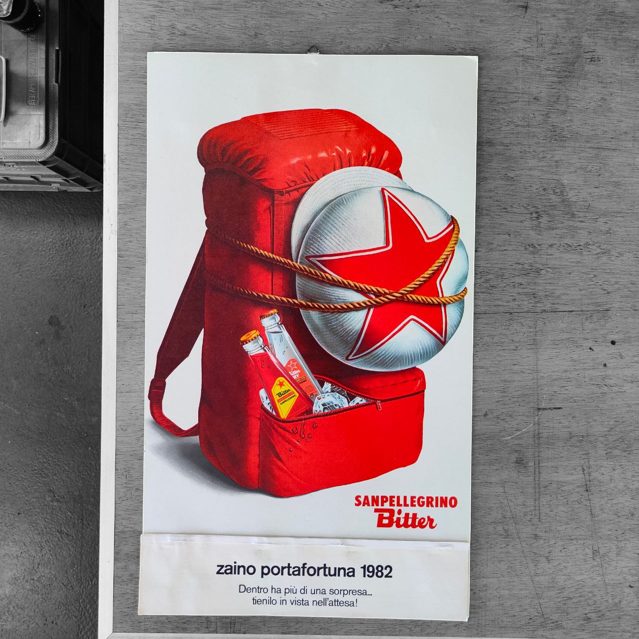 Calendario pubblicitario - San Pellegrino Bitter 1982