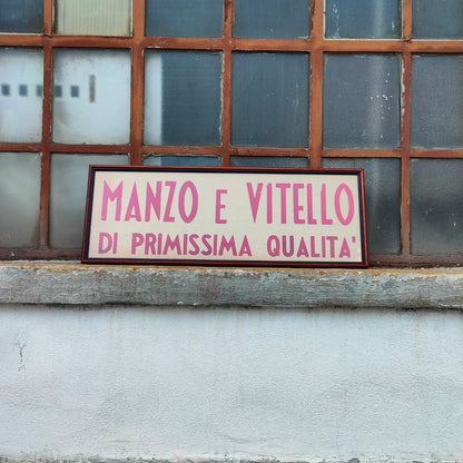 Prova di stampa - Manzo e Vitello Macelleria | Anni '50