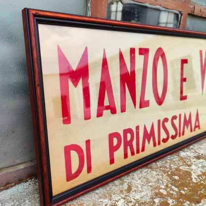 Prova di stampa - Manzo e Vitello Macelleria | Anni '50