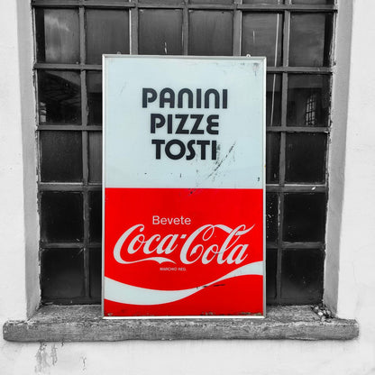 Insegna - Coca-Cola Panini | Anni '70