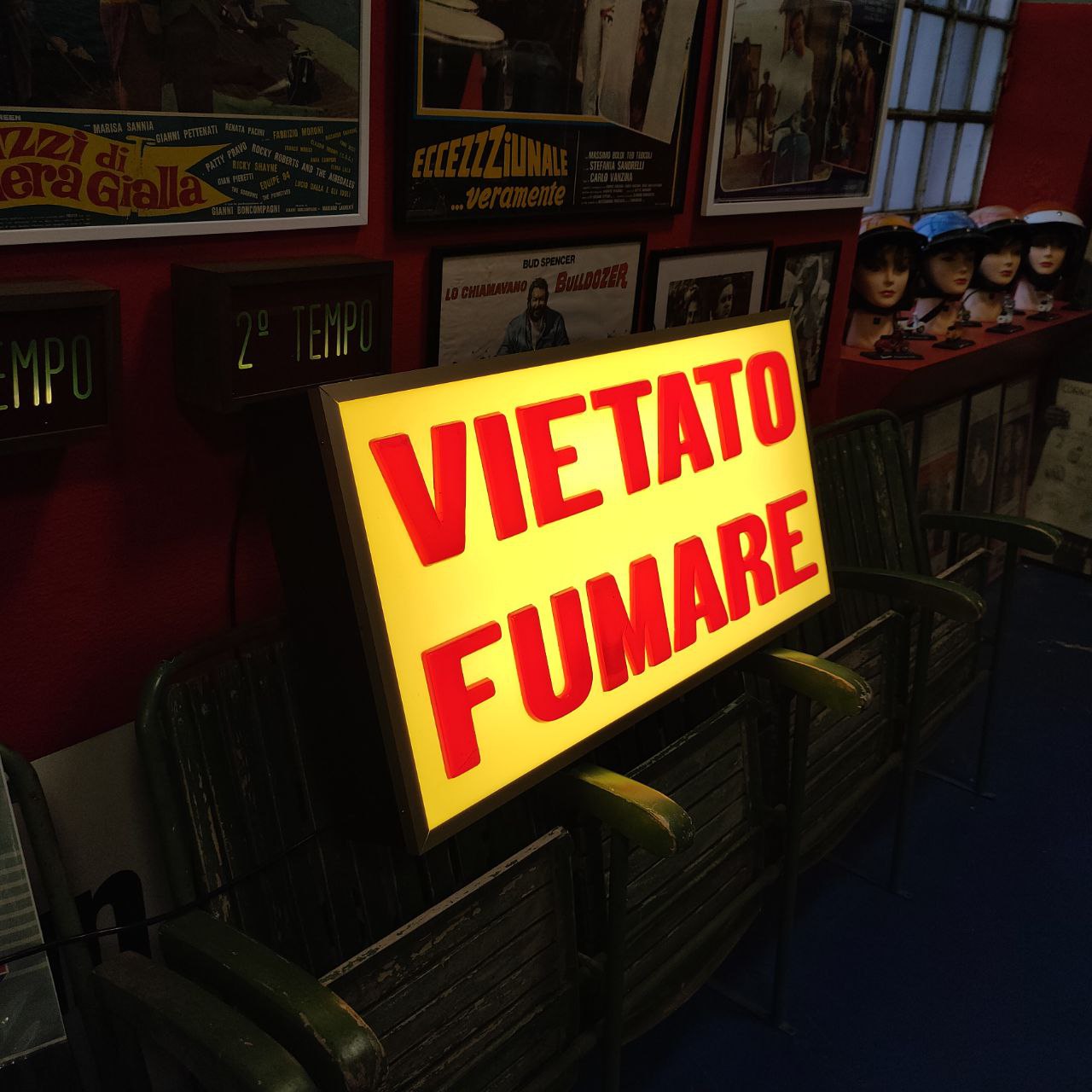 Insegna luminosa - Vietato Fumare | Anni '60