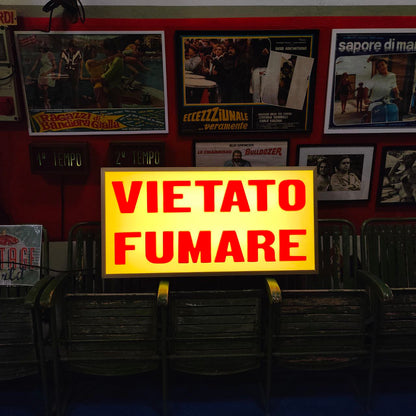 Insegna luminosa - Vietato Fumare | Anni '60