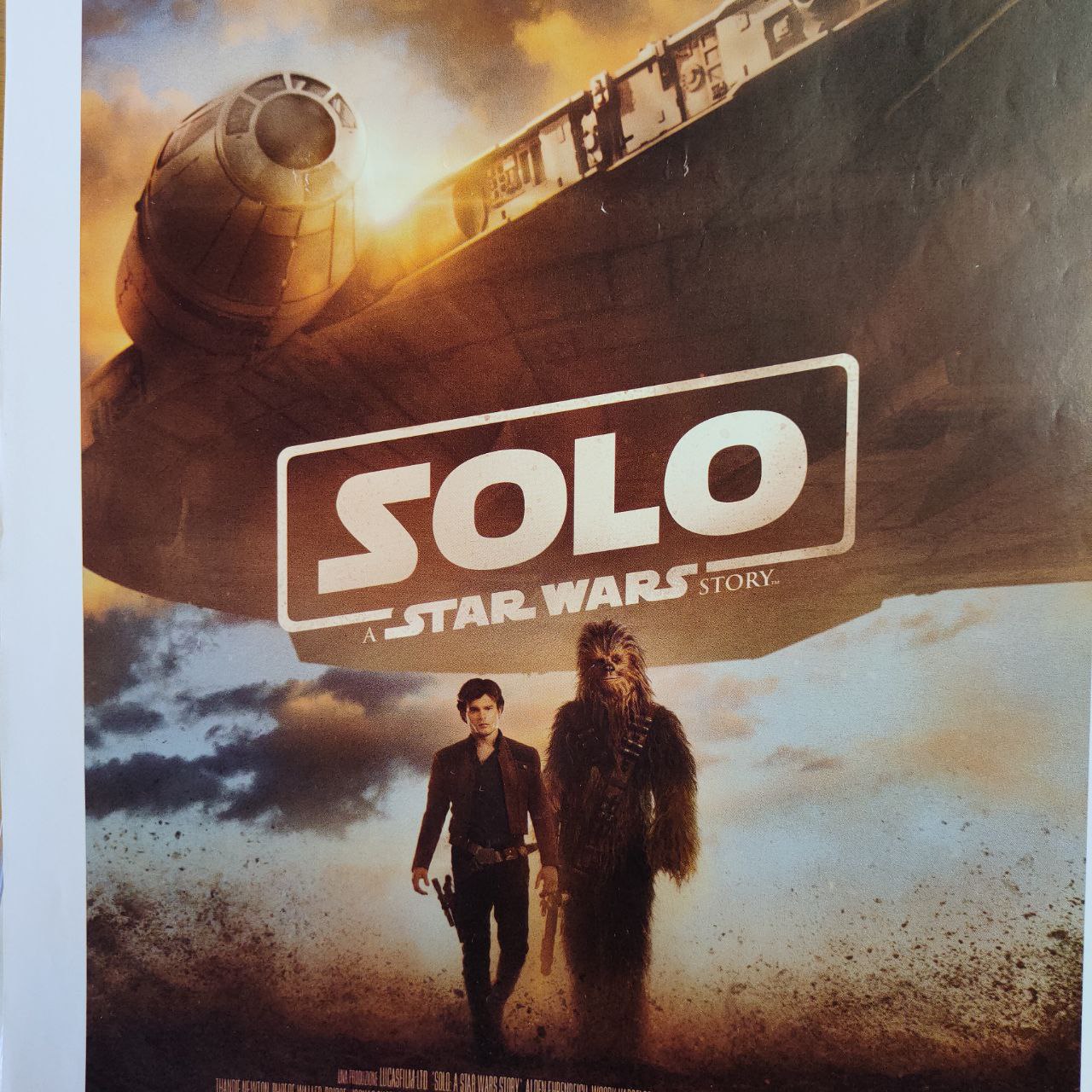 Locandina - Solo: A Star Wars Story