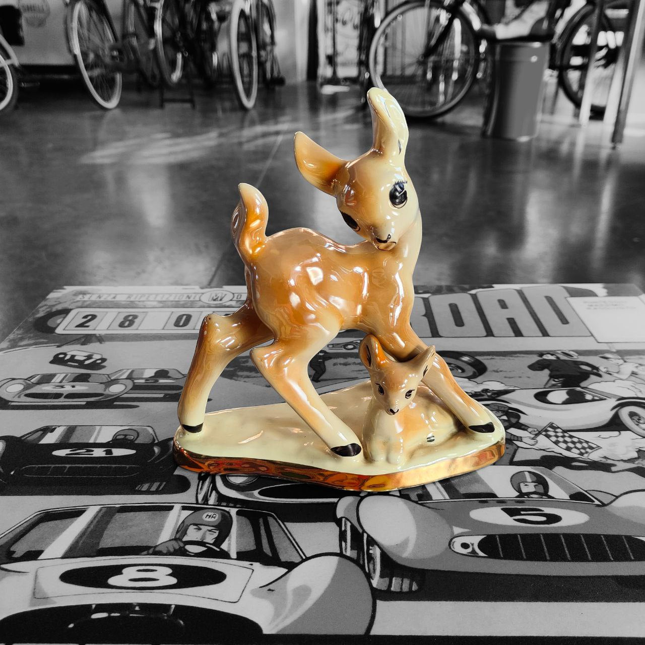 Statuetta Bambi in ceramica | Anni '50