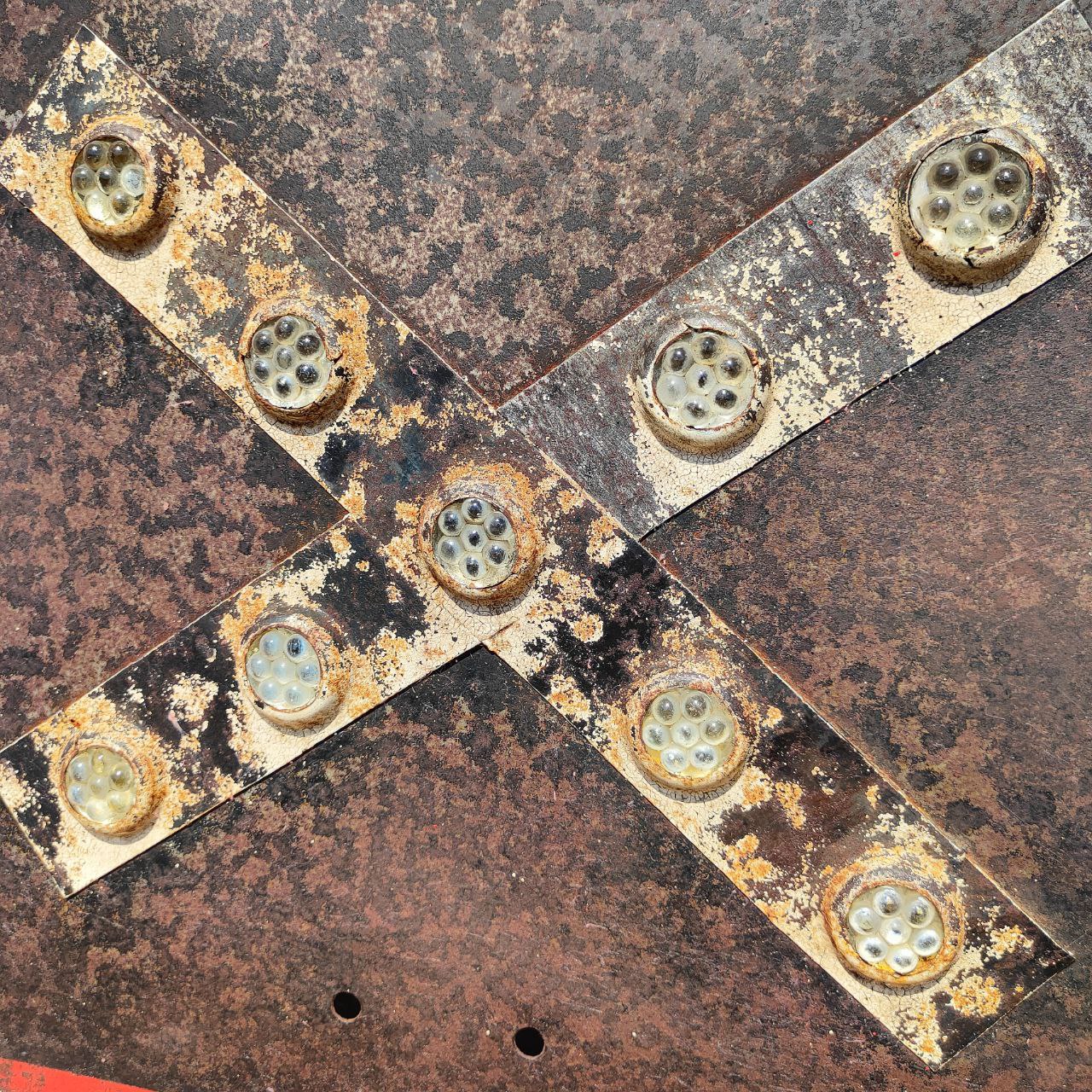 Insegna - Passaggio a livello, croce di Sant'Andrea | Anni '60