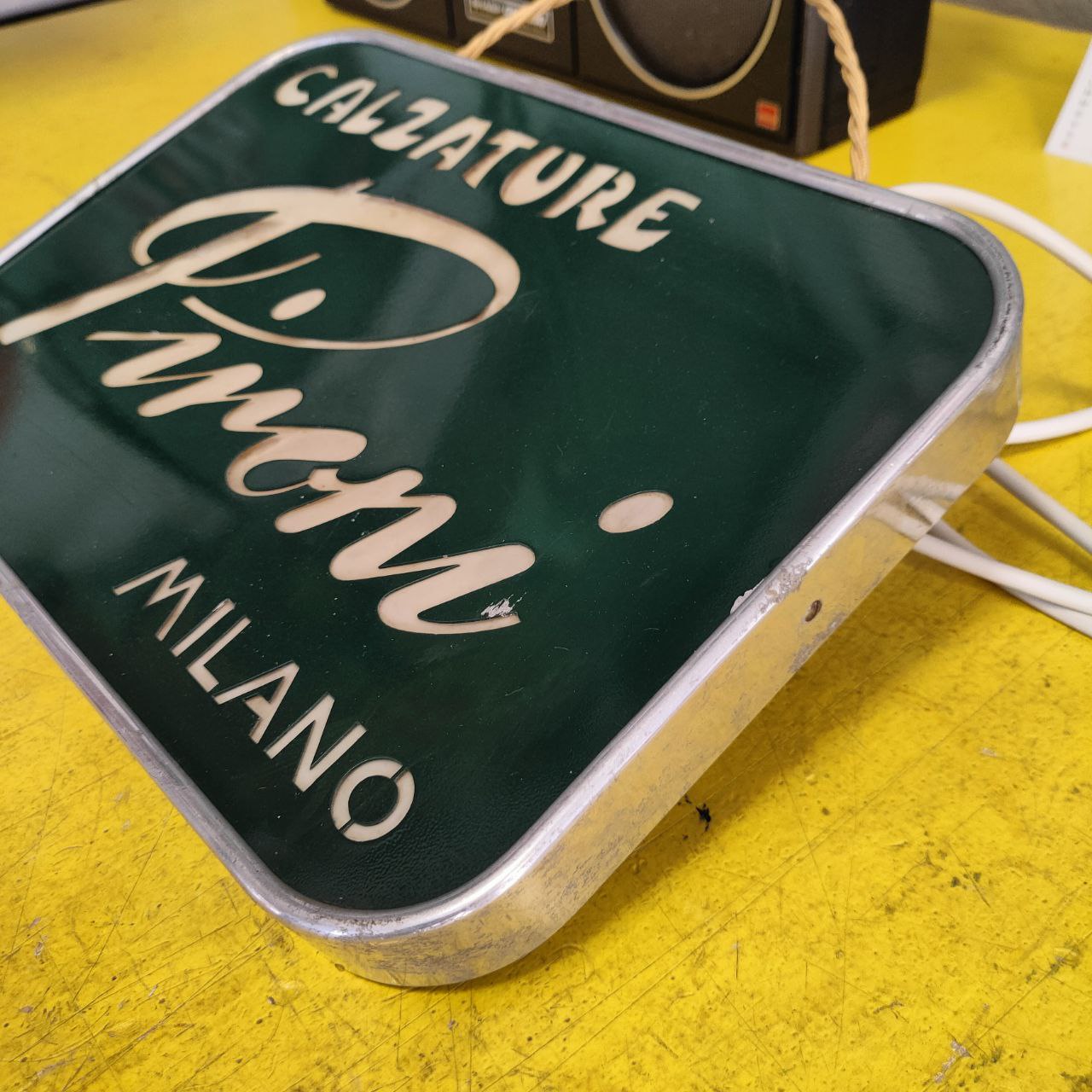 Insegna luminosa - Calzature Pironi Milano | Anni '50