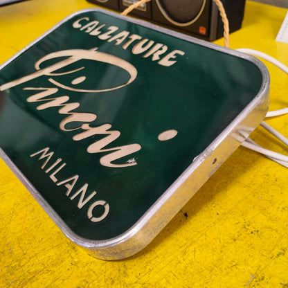 Insegna luminosa - Calzature Pironi Milano | Anni '50