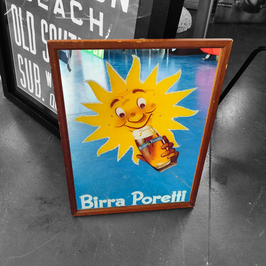 Werbespiegel - Birra Poretti | 1980er Jahre