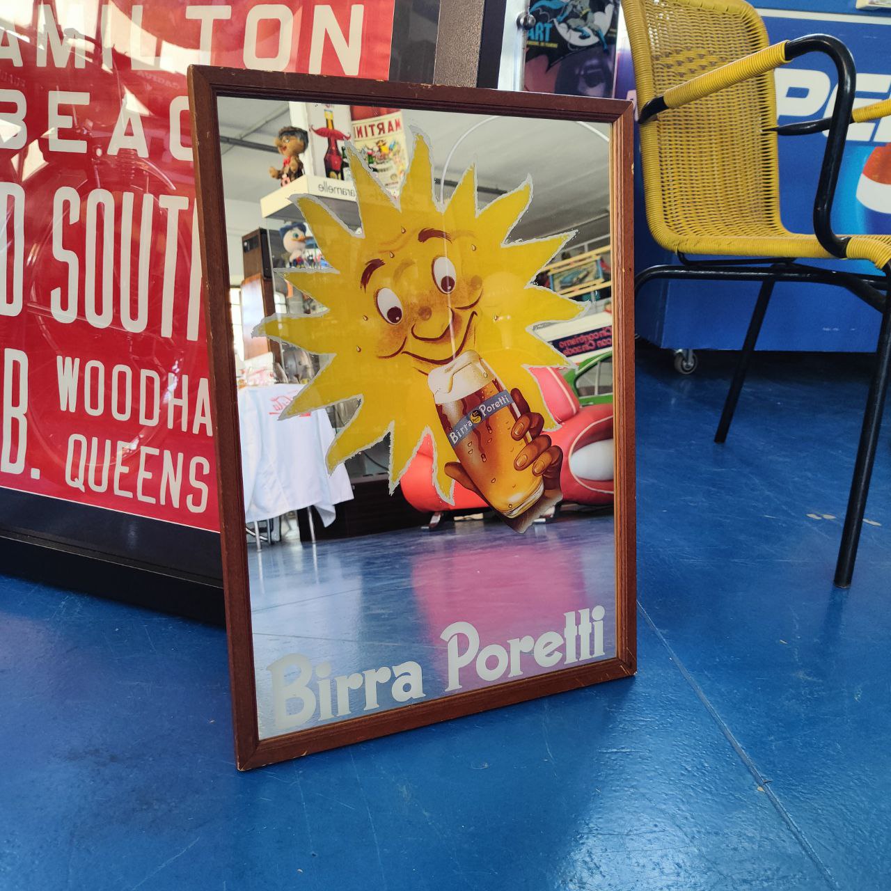 Werbespiegel - Birra Poretti | 1980er Jahre