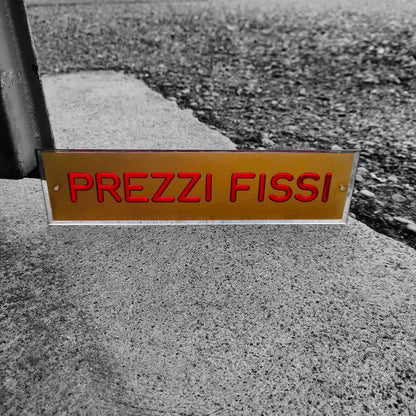 Sign - Fixed Prices | 1970s