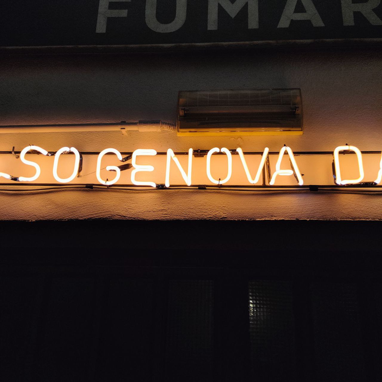 Illuminated sign - Corso Genova since 1953 | 1960s