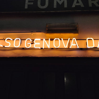 Illuminated sign - Corso Genova since 1953 | 1960s