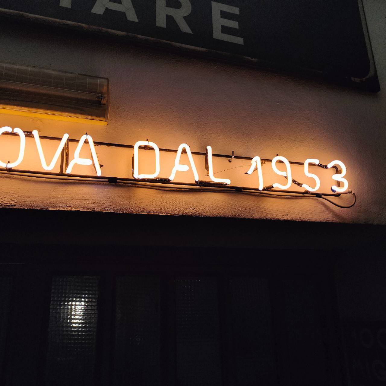 Illuminated sign - Corso Genova since 1953 | 1960s