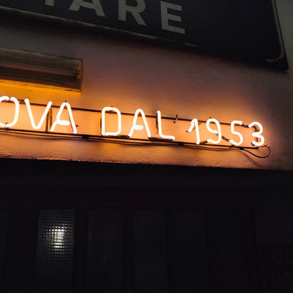 Illuminated sign - Corso Genova since 1953 | 1960s