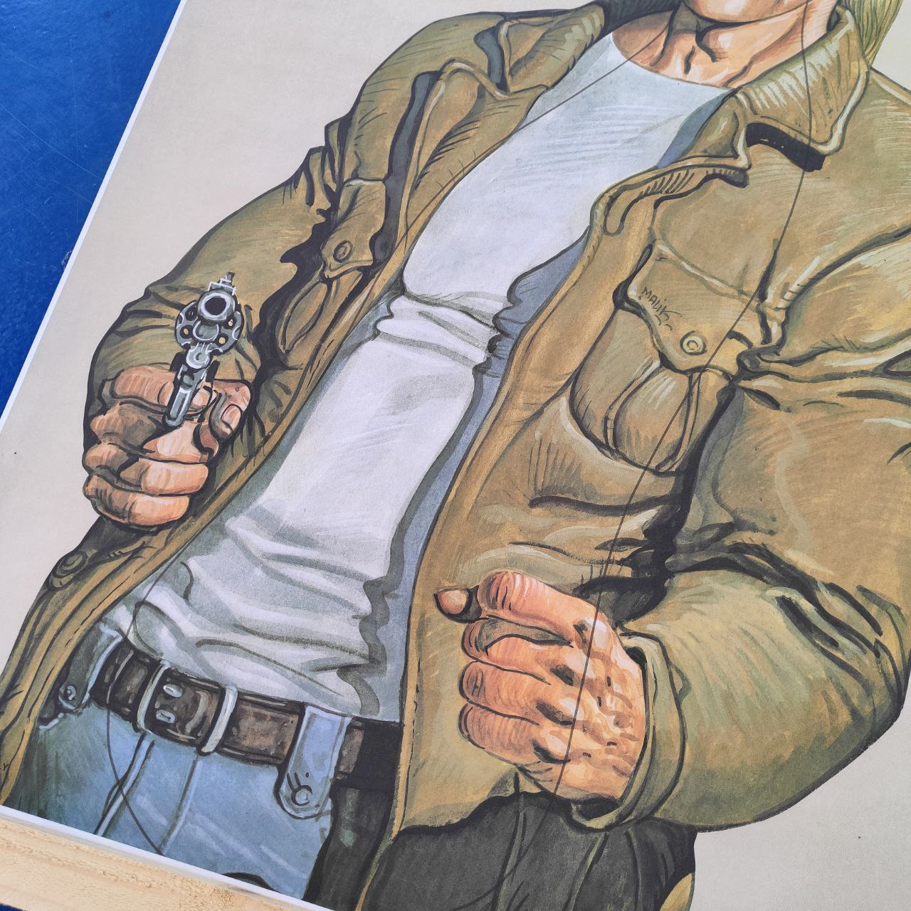 Schießstand-Trainingsplakat | 1990er Jahre