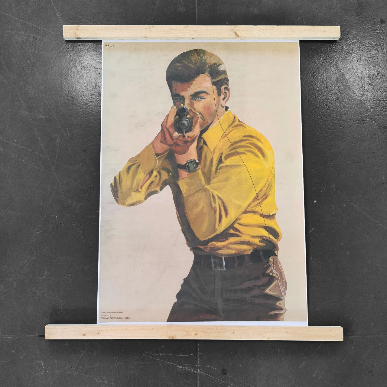 Schießstand-Trainingsplakat | 1990er Jahre