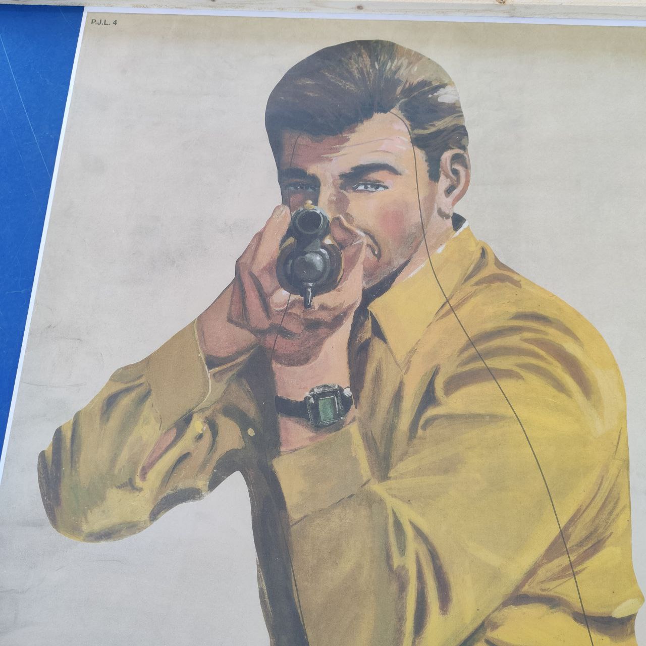 Schießstand-Trainingsplakat | 1990er Jahre