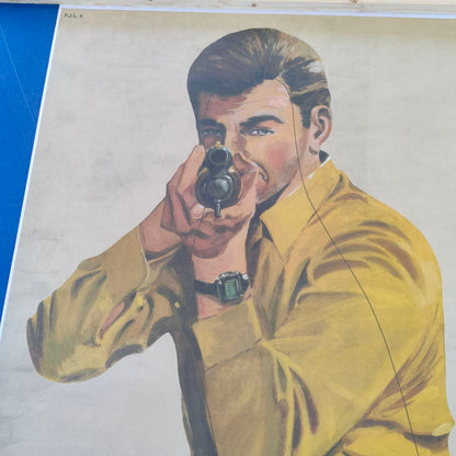 Schießstand-Trainingsplakat | 1990er Jahre