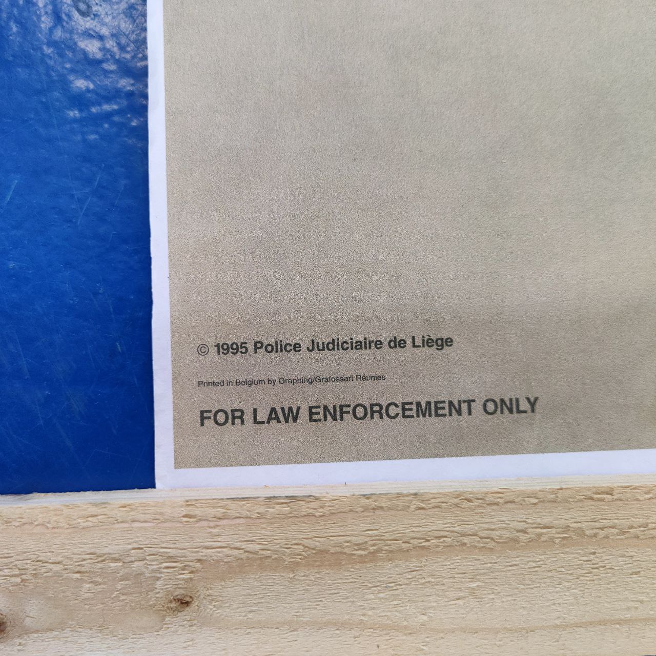 Schießstand-Trainingsplakat | 1990er Jahre