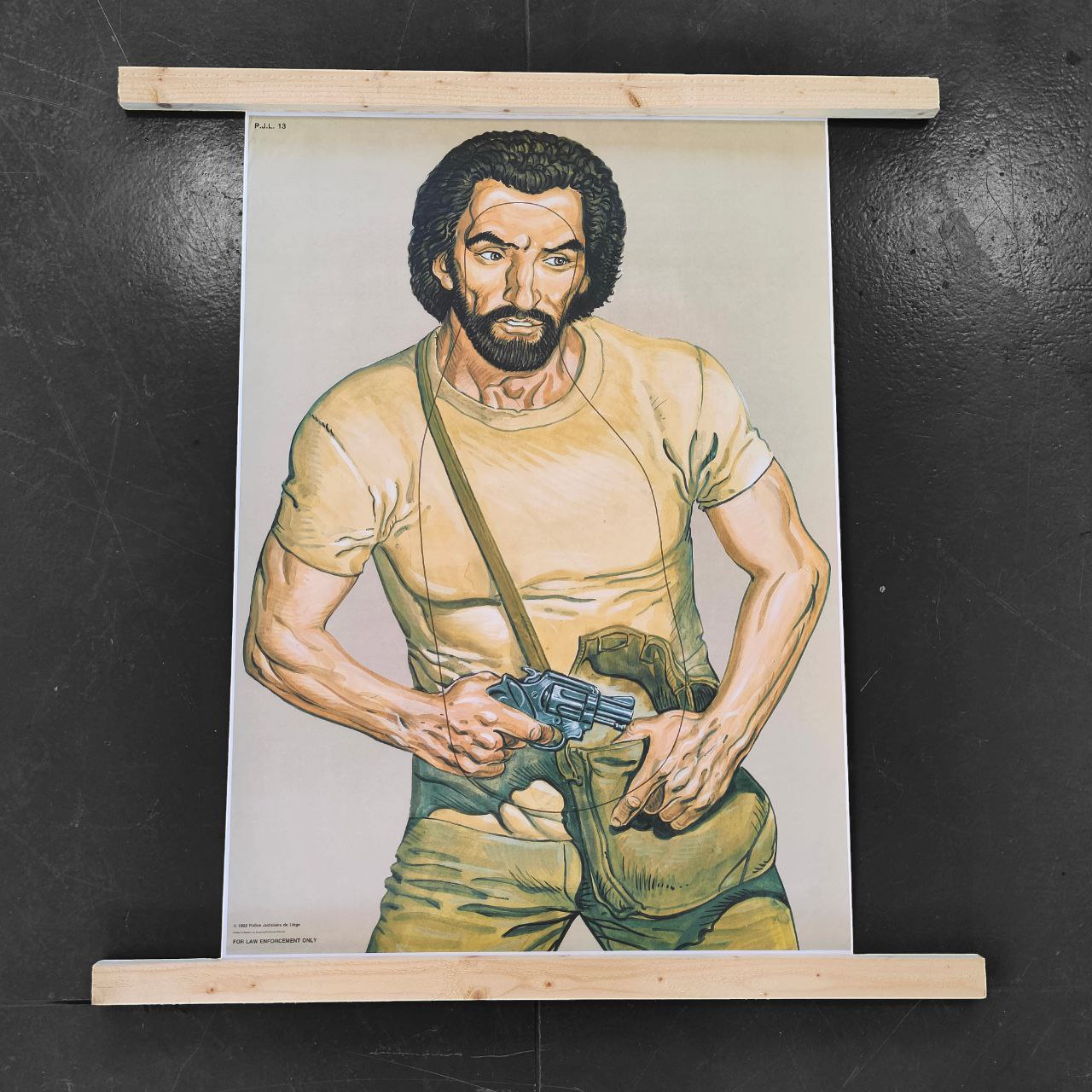 Schießstand-Trainingsplakat | 1990er Jahre