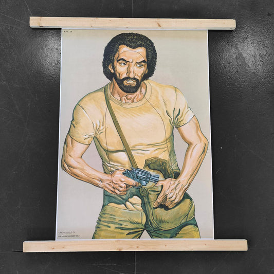 Manifesto da poligono di tiro per addestramento | Anni '90