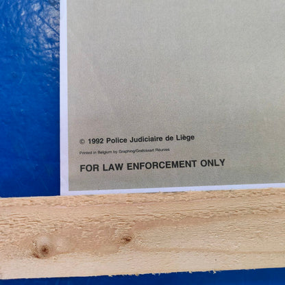 Schießstand-Trainingsplakat | 1990er Jahre