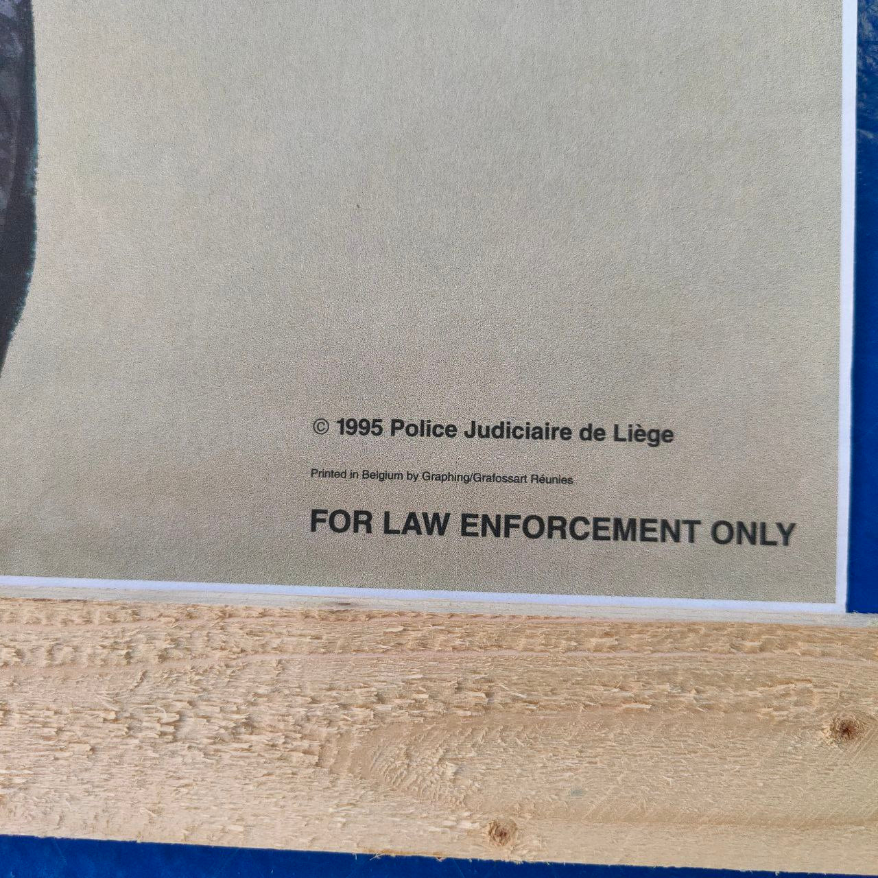 Schießstand-Trainingsplakat | 1990er Jahre