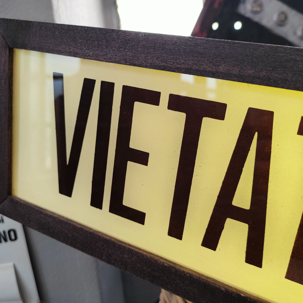 Illuminated sign - No Smoking | 1970s