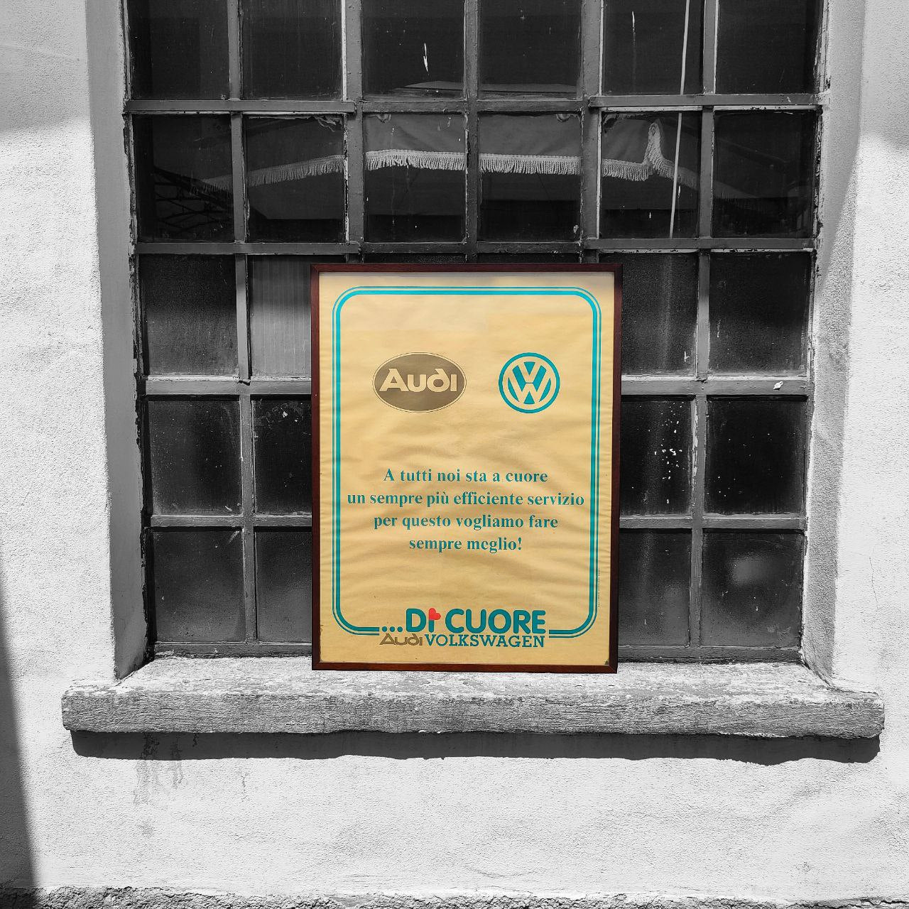 Werbeplakat - Audi Volkswagen | 1980er Jahre