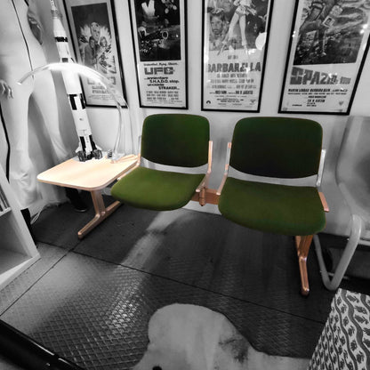 Bench with coffee table by Giancarlo Piretti - Anonima Castelli | 1970s