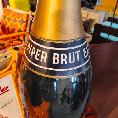 Ausstellungsflasche - Champagner Piper Heidsieck | 70er Jahre