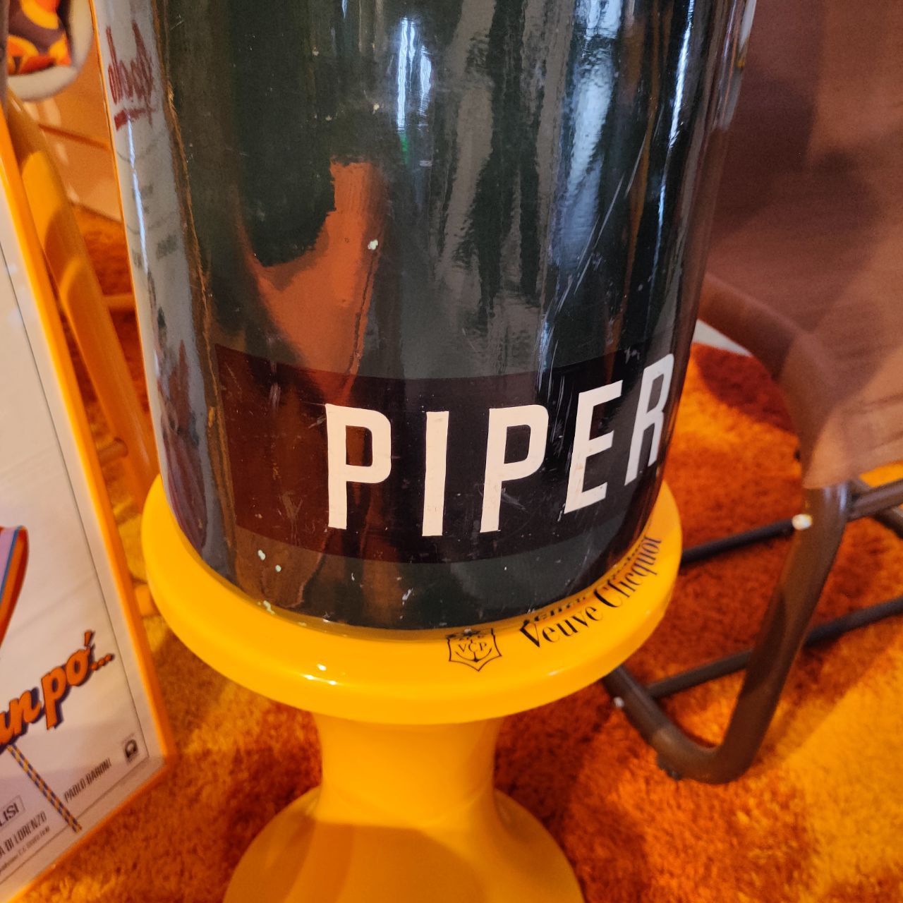 Ausstellungsflasche - Champagner Piper Heidsieck | 70er Jahre