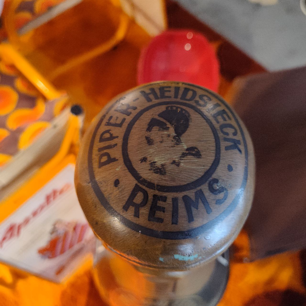 Ausstellungsflasche - Champagner Piper Heidsieck | 70er Jahre