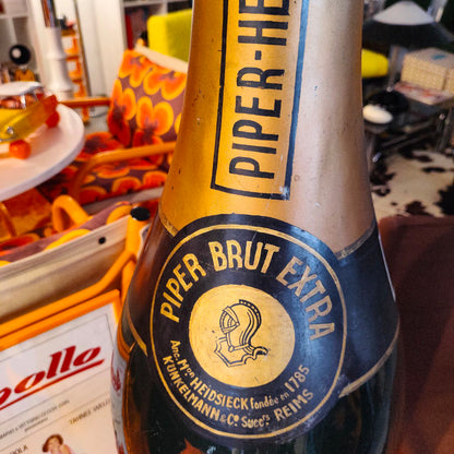 Ausstellungsflasche - Champagner Piper Heidsieck | 70er Jahre