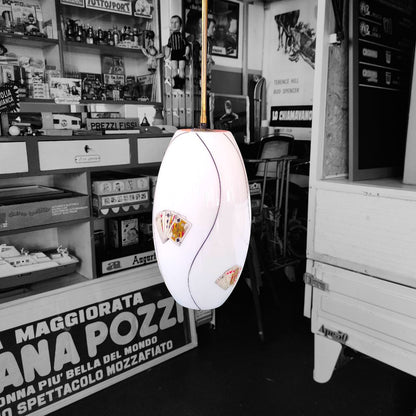 Decorated Glass Chandelier - Playing Cards | 1950s