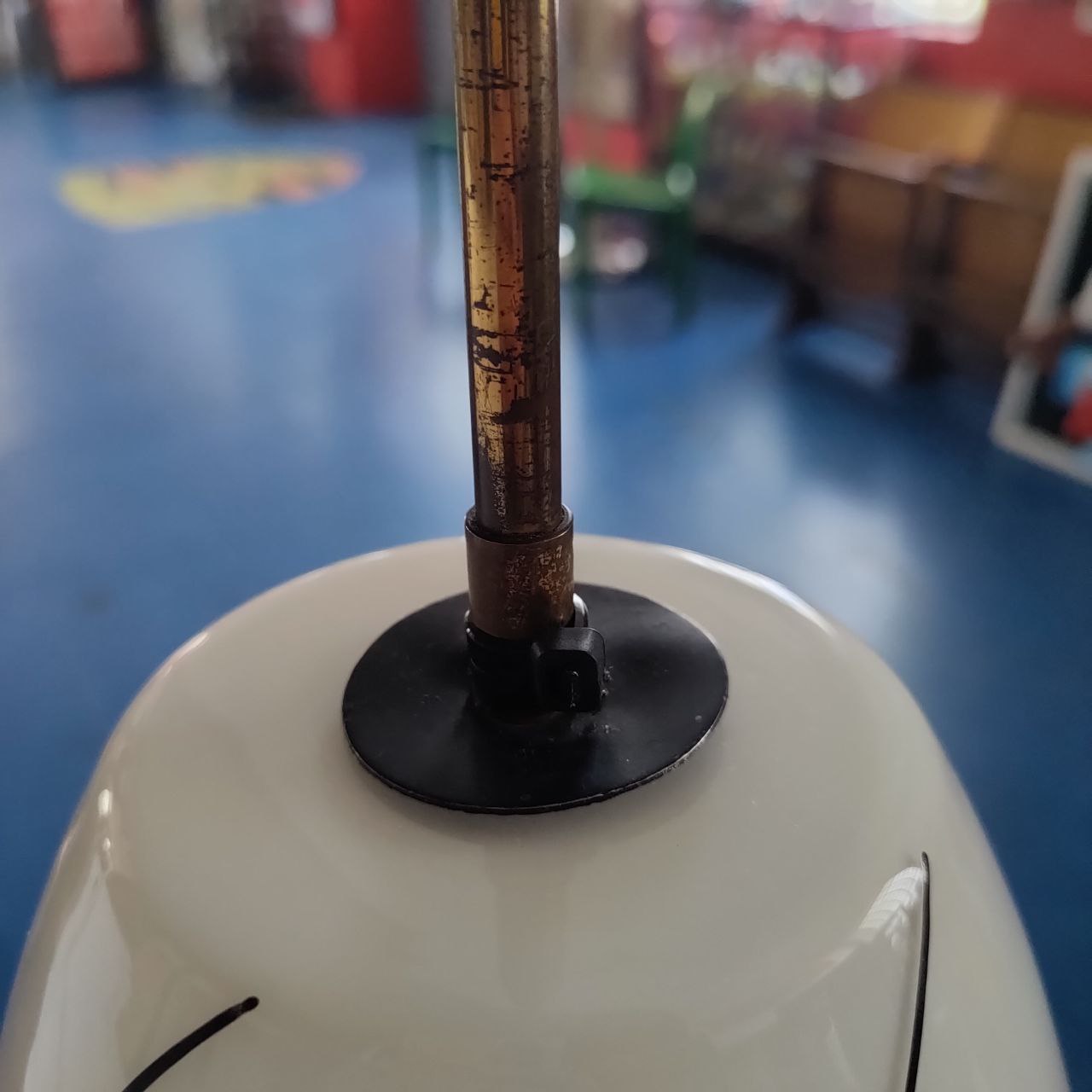 Decorated Glass Chandelier - Playing Cards | 1950s