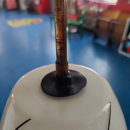 Decorated Glass Chandelier - Playing Cards | 1950s