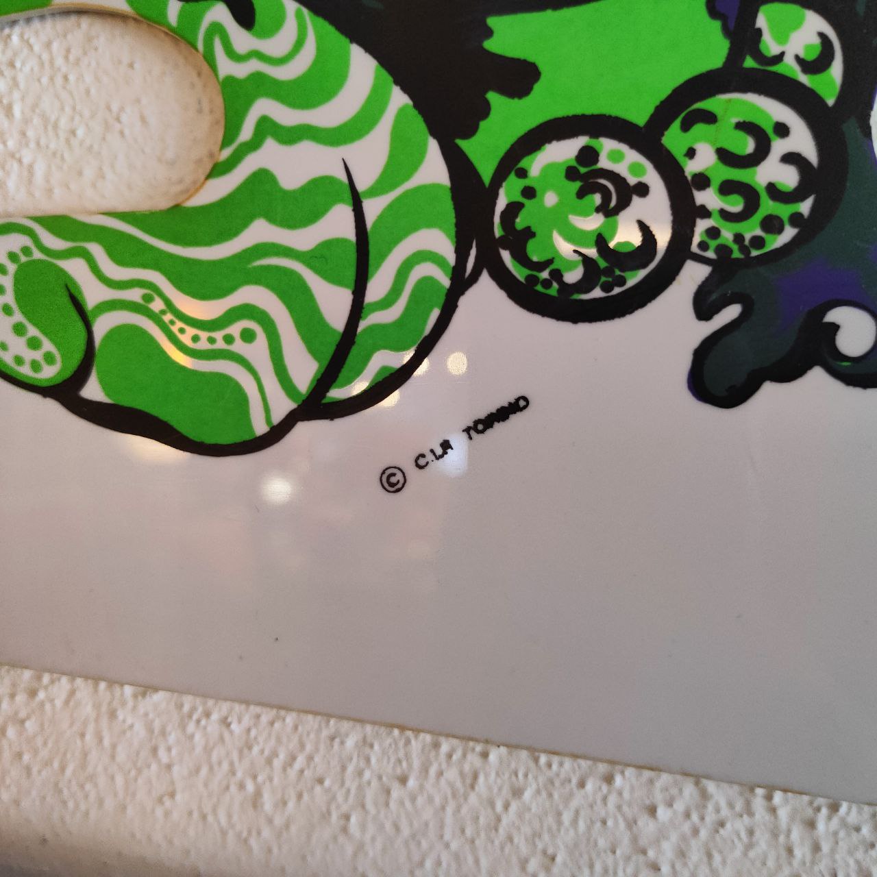 Dekorativer Kleiderbügel | 1970er Jahre