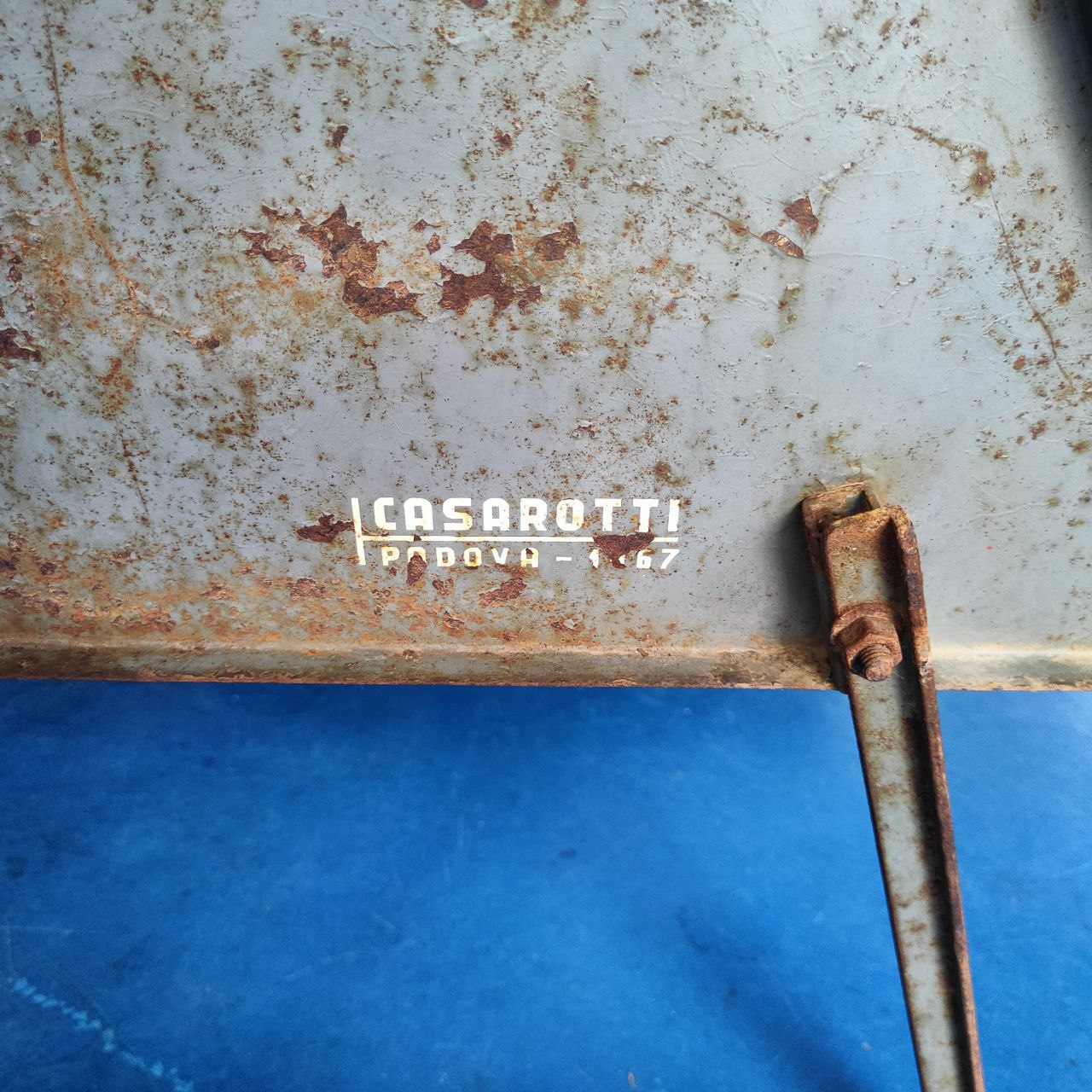 ANAS road sign - slippery road | 1960s