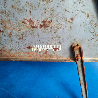 ANAS road sign - slippery road | 1960s