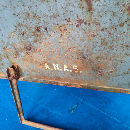 ANAS road sign - slippery road | 1960s