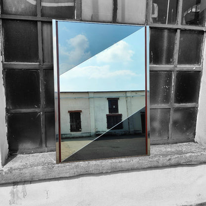 Specchio di design cromato | Anni '80