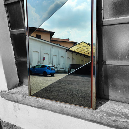 Specchio di design cromato | Anni '80