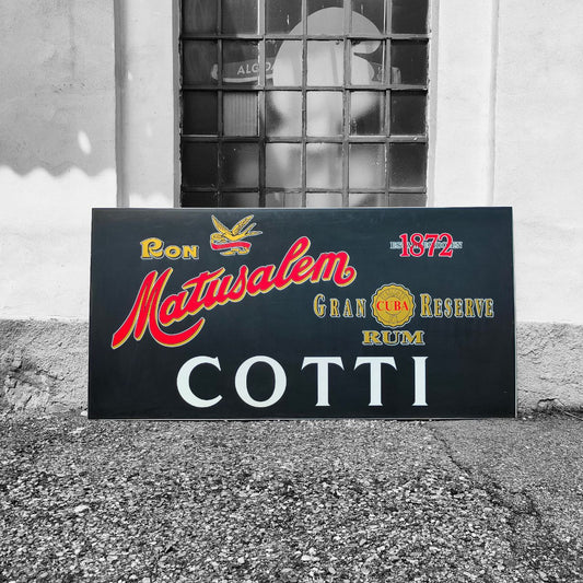 Insegna - Ron Matusalem Rum - Cotti Milano