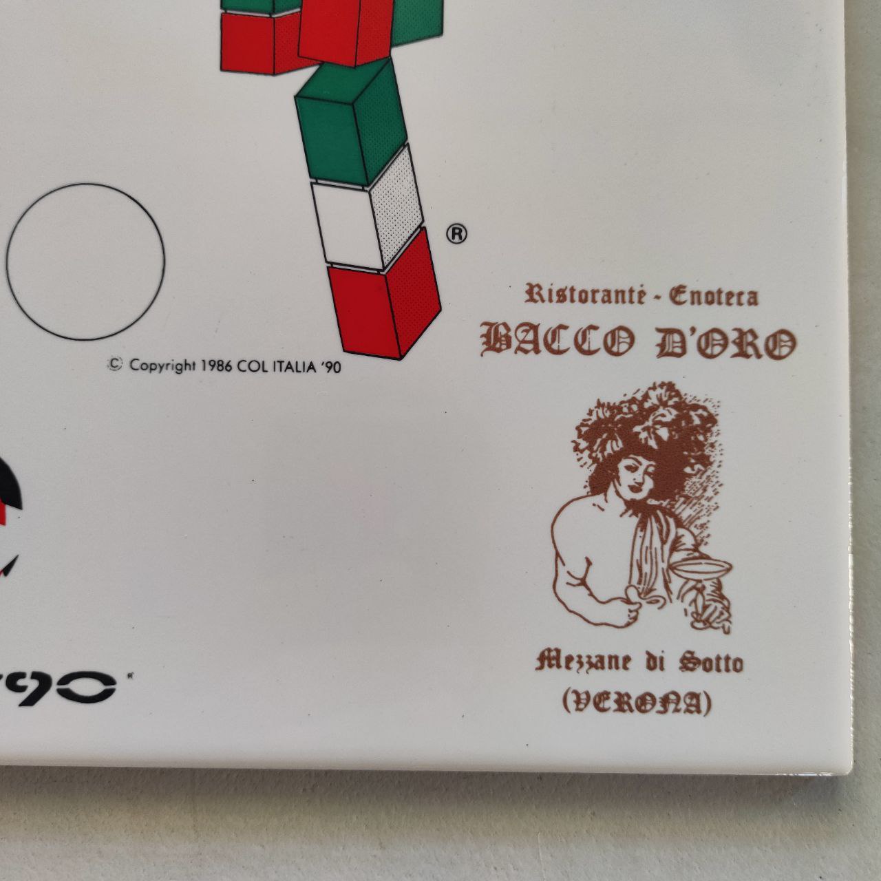 Piastrella Italia 90 - Bacco d'oro Verona | 1986